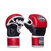 Гибридные ММА перчатки LEADERS HYBRID RD/BK	