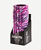 Ролик массажный Starfit FA-508, EVA/PP, низкая жесткость, 33x14 cм, розовый камуфляж/черный	