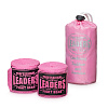 БИНТЫ БОКСЕРСКИЕ LEADERS PRO 84/16 3.5M, РОЗОВЫЙ	